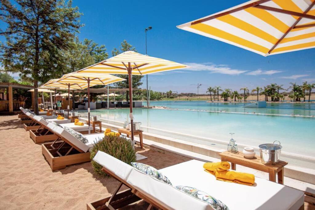Villa Marrakech Piscine Privee Vue Sur Golf&Atlas マラケシュ エクステリア 写真